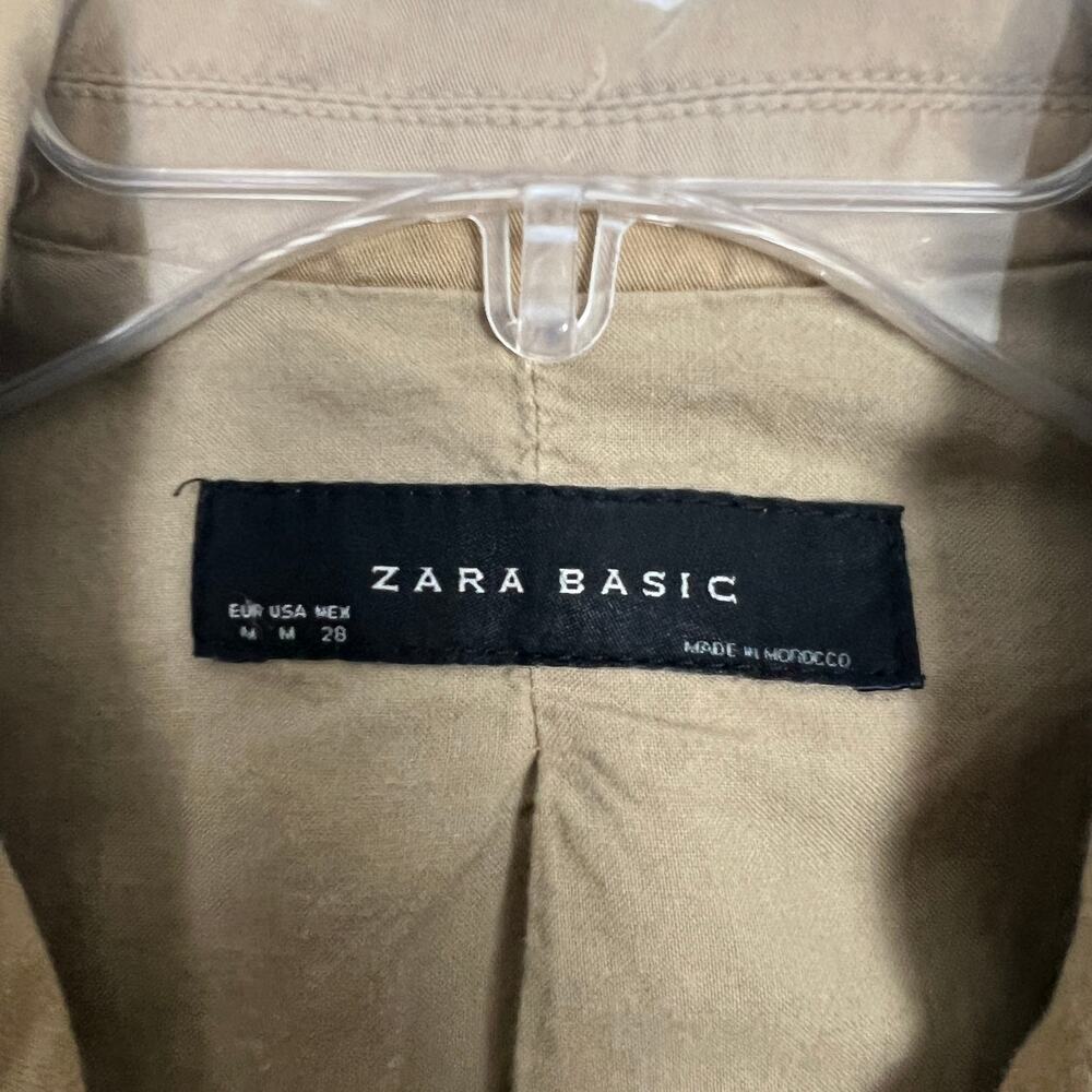 Zara Basic Button Down Women's Jacket Size Medium - image 2